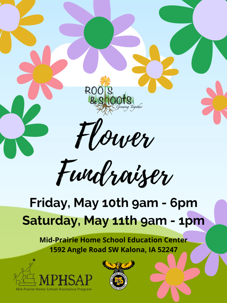 MP Home School Flower Fundraiser flyer