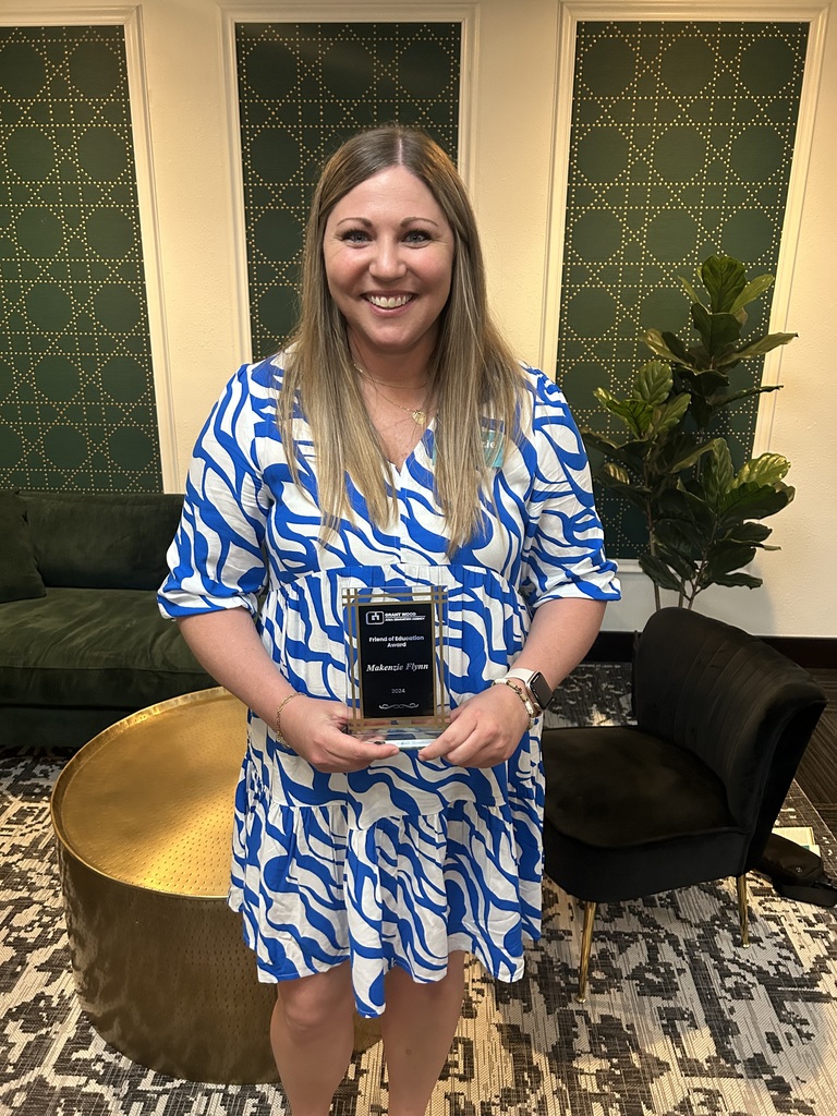 Mackenzie Flynn was recognized with the Friend of Education GWAEA Award