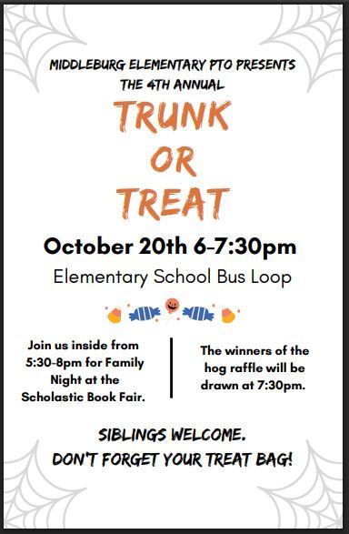 Trunk or Treat Flyer