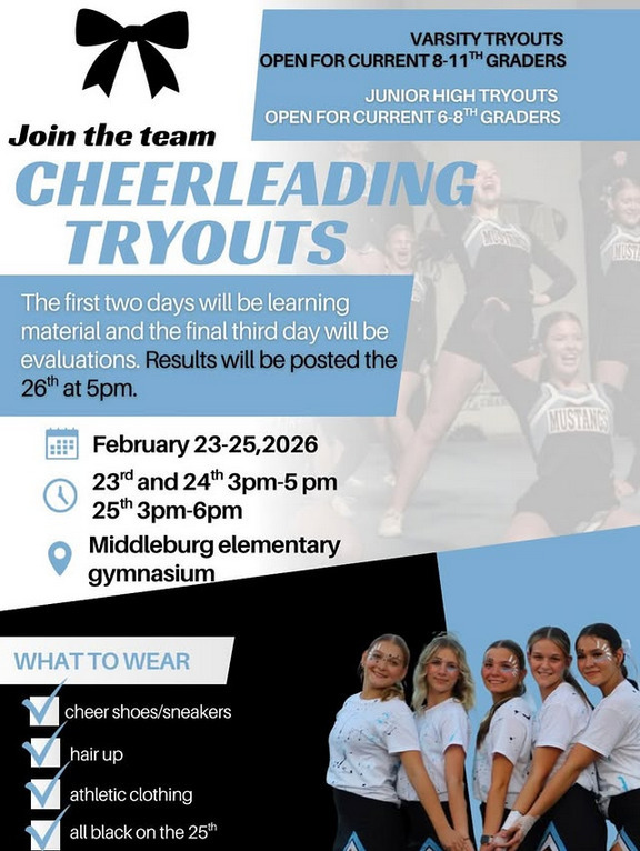 Cheer tryouts
