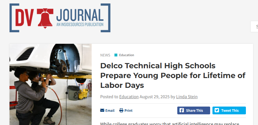 This is a screenshot from the Devil Rear Valley Journal elko Technical High Schools very young people for a lifetime of Labor Day is great article