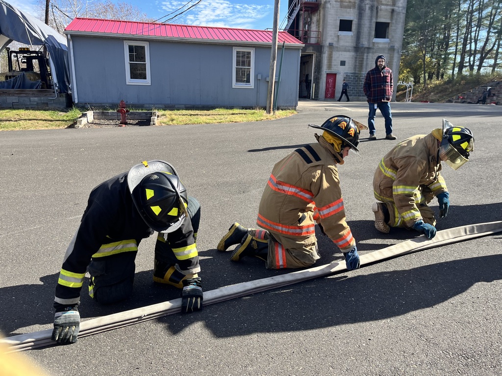 public safety students at the bucks county public safety training center