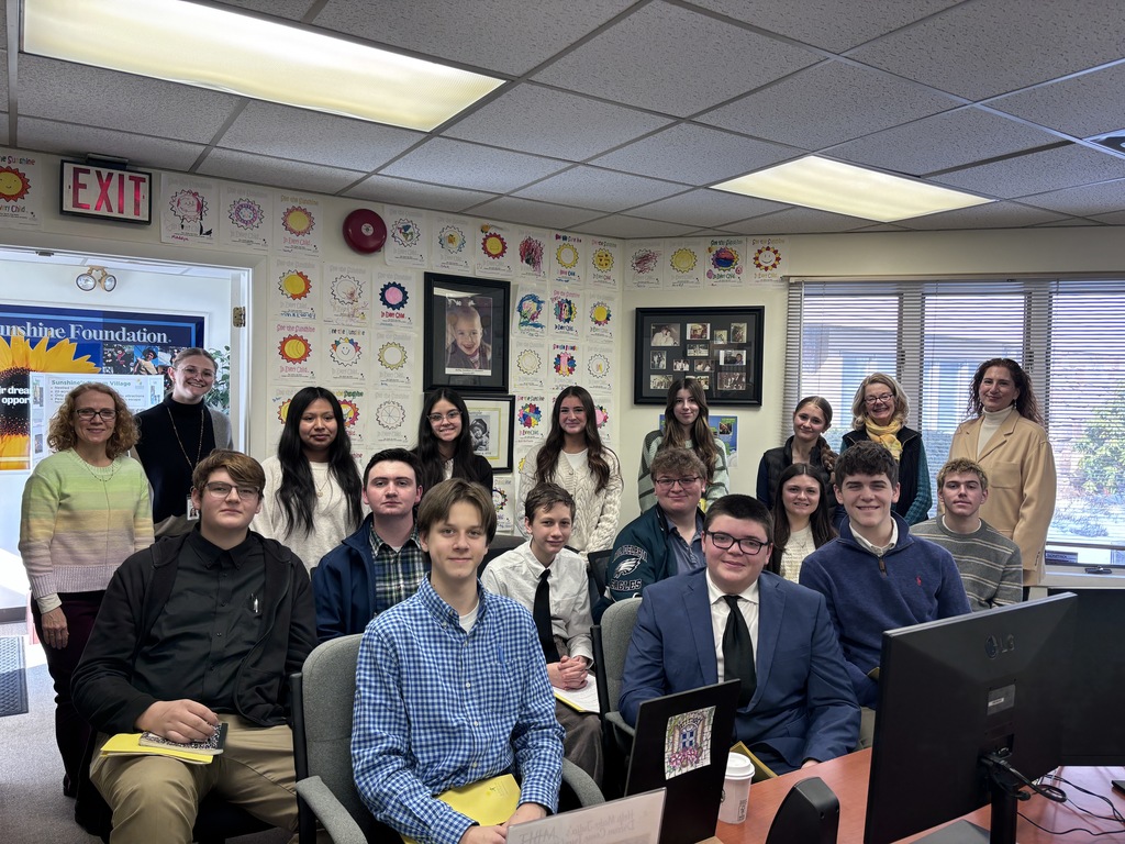 It's a group photo of the students from Philanthropy Today and the organizers of the organization.