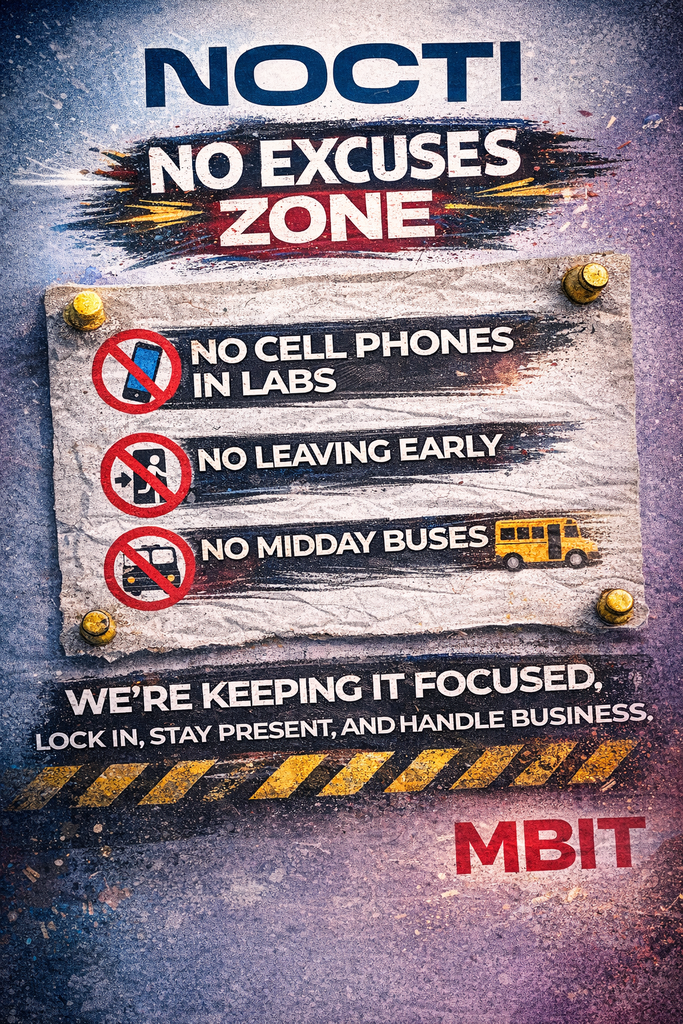 Mrs Nakhdi, no excuse zone, no cell phones and lab leave, no leaving early, no midday busses.