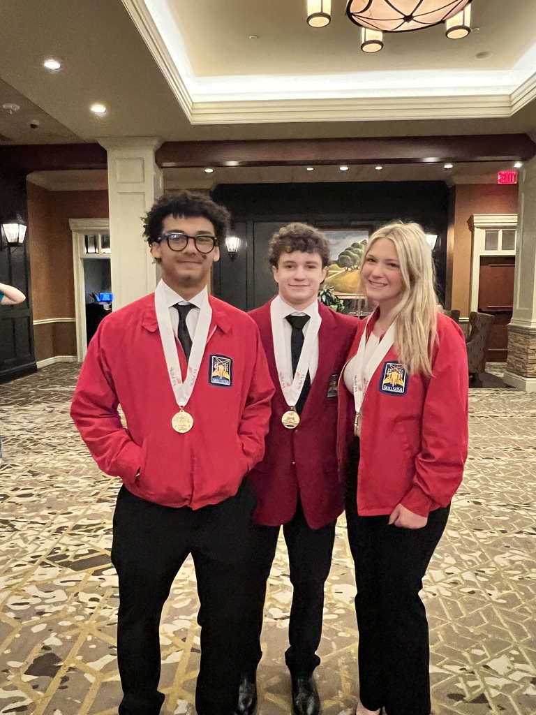 Medal winners, they were in the red jackets, smiles on their faces with their gold medals.