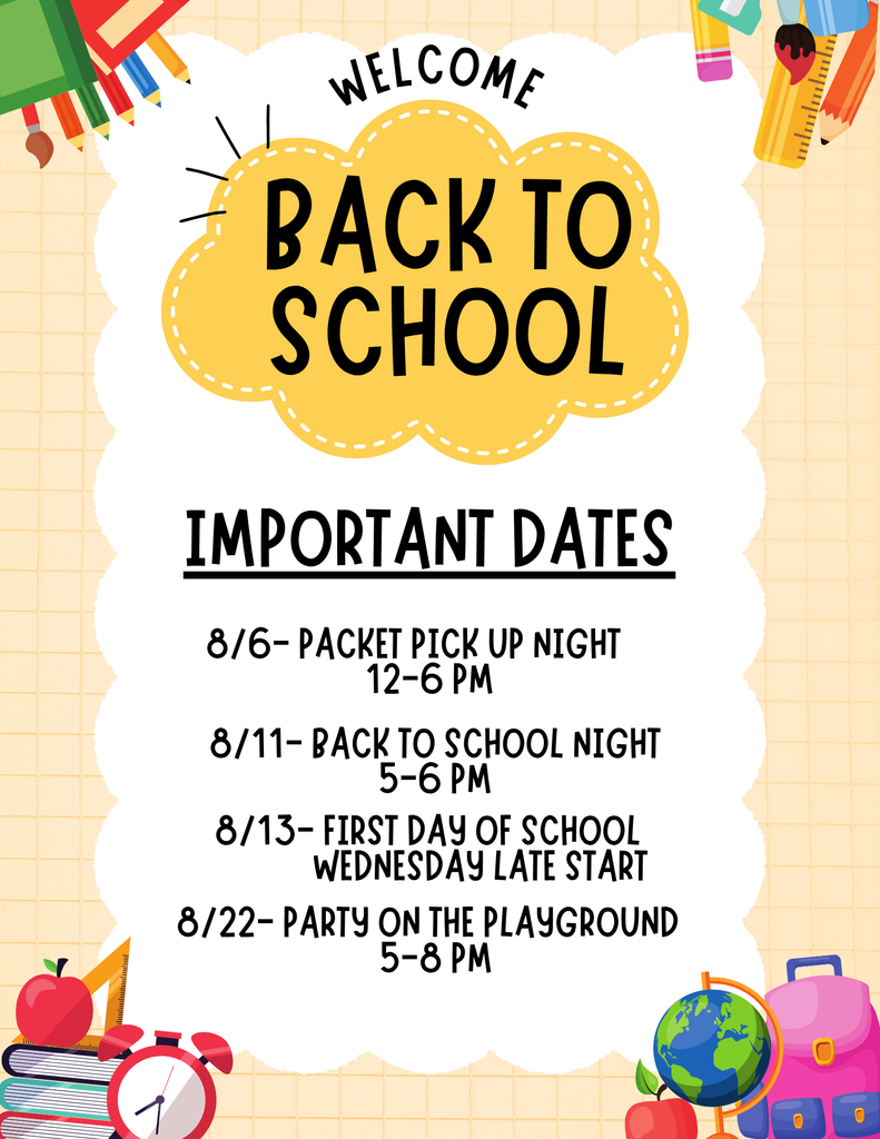 back to school dates