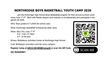 Boys Basketball Youth Camp