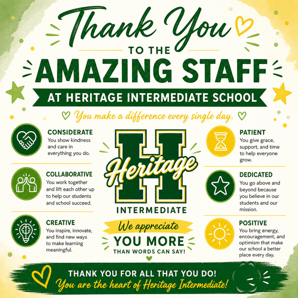 Teacher Appreciation Week 25-26