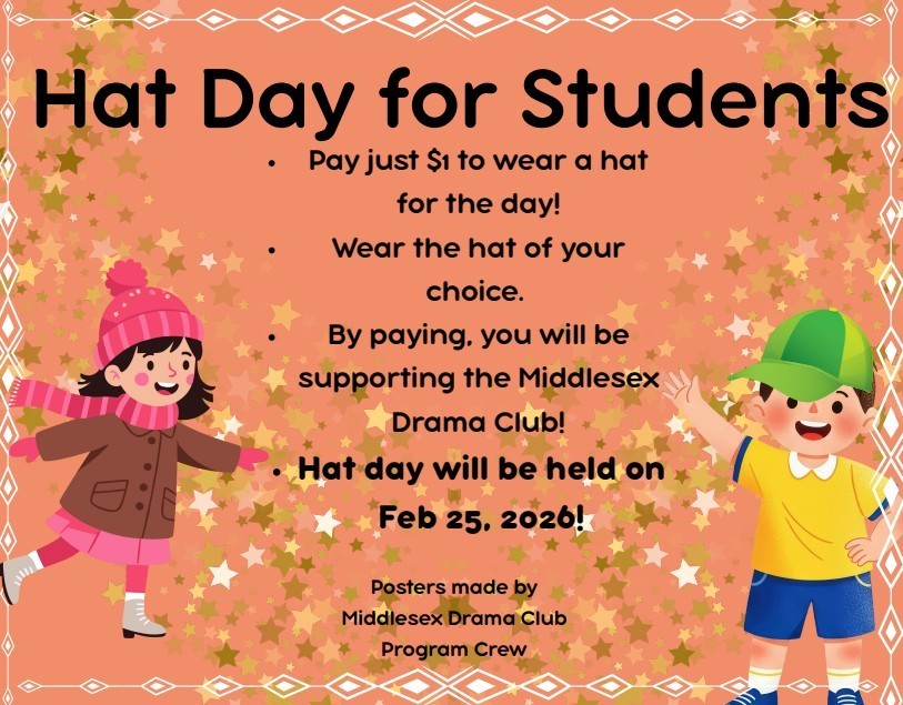 Drama Club Hat Day!
