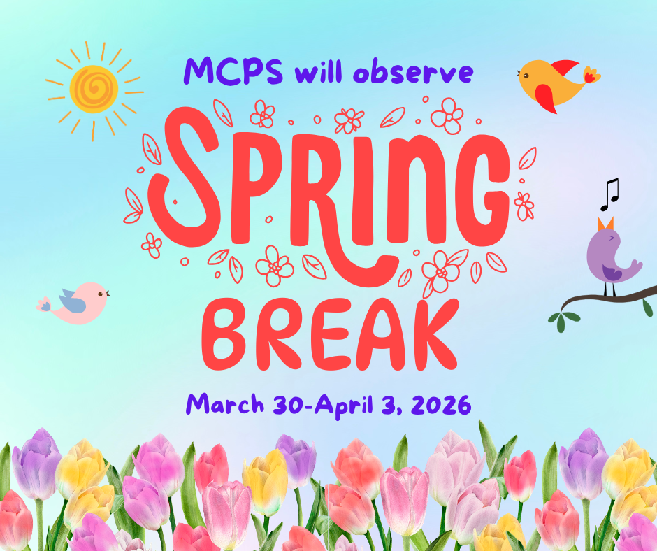 Spring Break March 30-April 3, 2025
