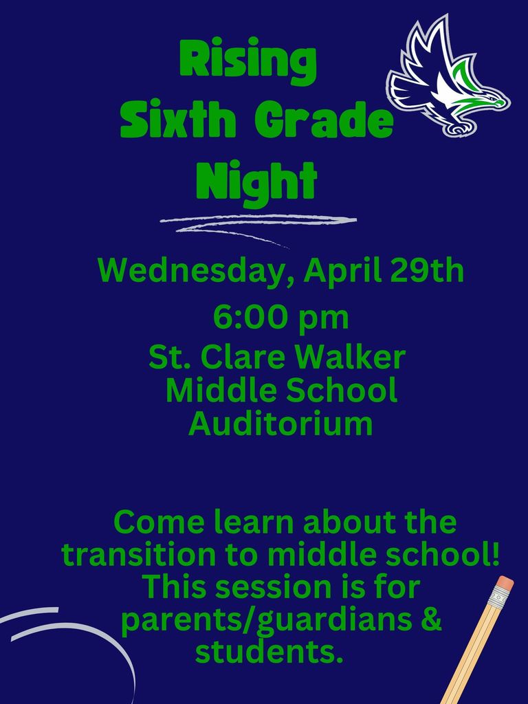 Rising  6th Grade Night