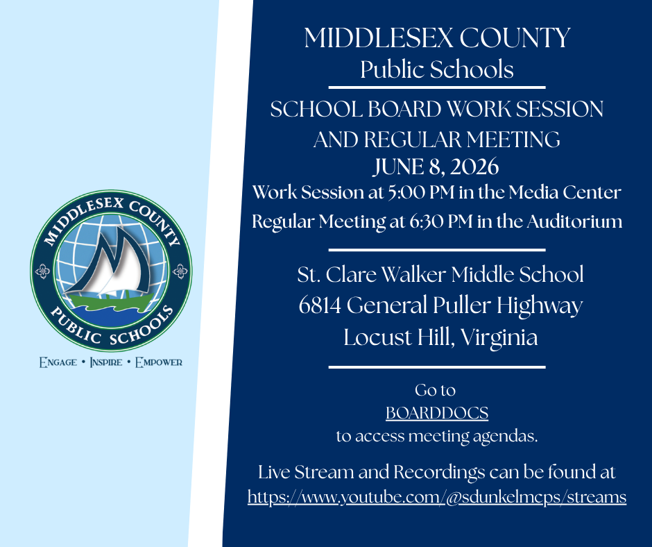 School Board Work Session and Meeting