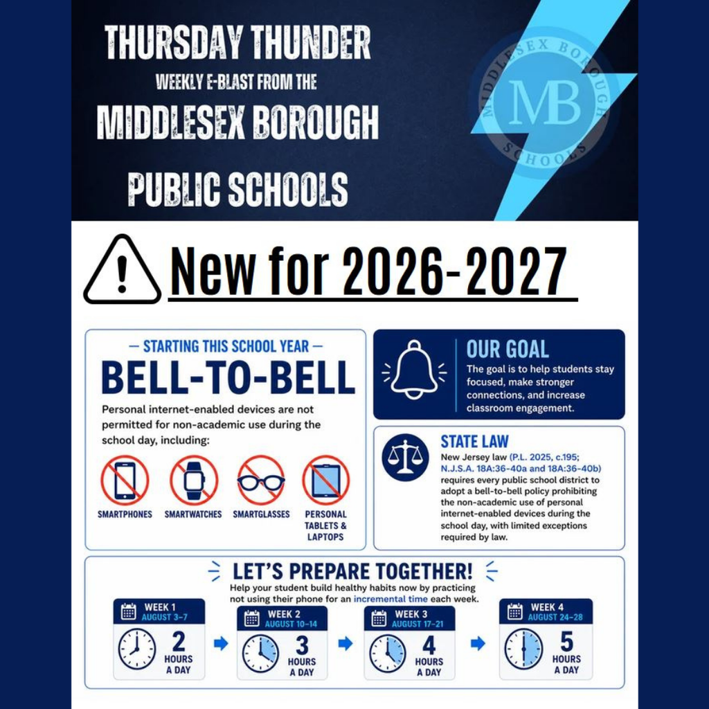 New Bell-to-Bell Cell Phone Policy