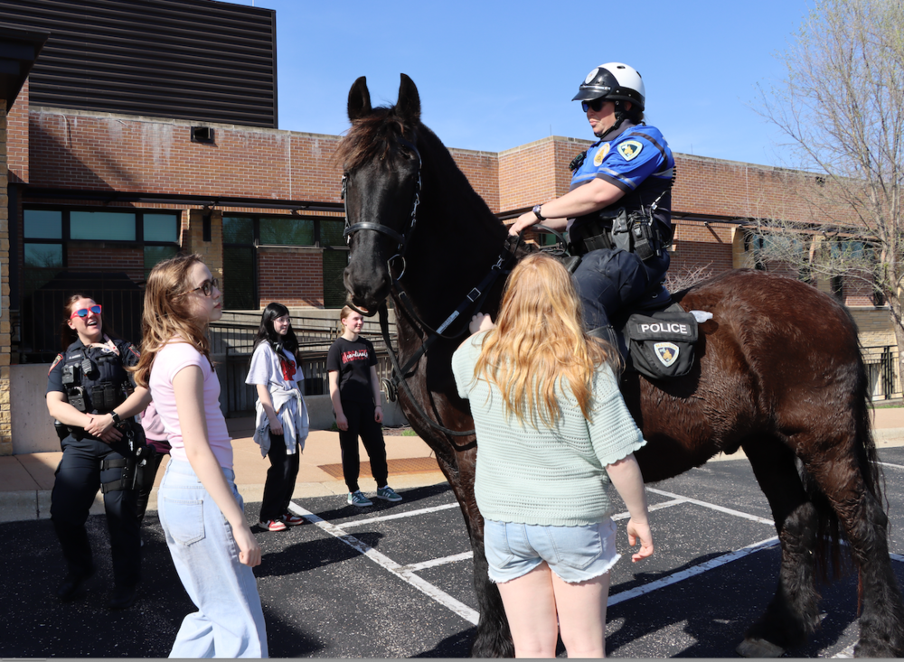 Ladies in Law Enforcement club members meeting Torres
