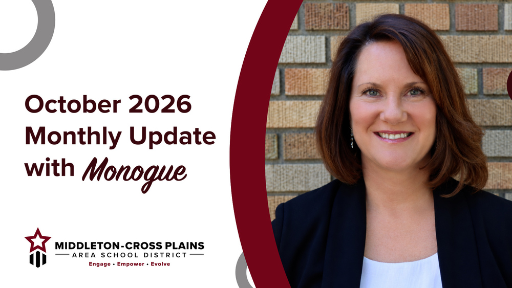 Photo of Dr. Dana Monogue with the MCPASD logo and the title October 2026 Monthly Update with Monogue