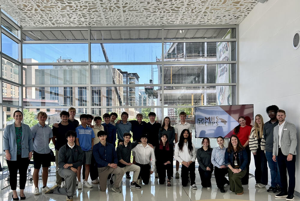 CAPS Showcase students and teachers