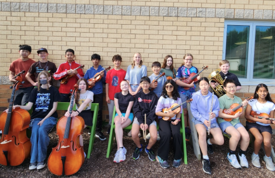Students accepts for WSMA  Middle Level State Honors Project