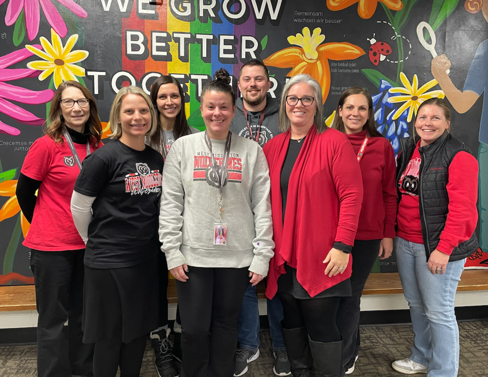 West Middleton teachers and principal Mandy Harvey