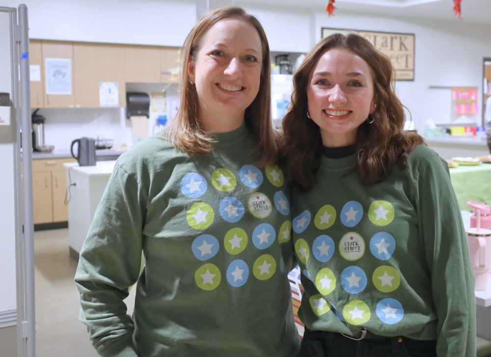 Principal Nicki Victor and Administrative Assistant Zoey Peterson 