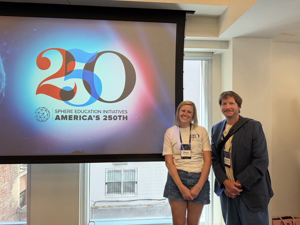 Megan Sipiorski and Andy Hartman at the Sphere Summit