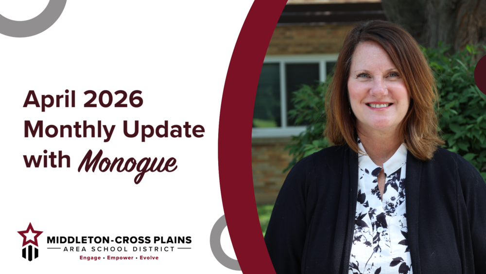 Dr. Dana Monogue smiling on the Monthly Update with Monogue title card