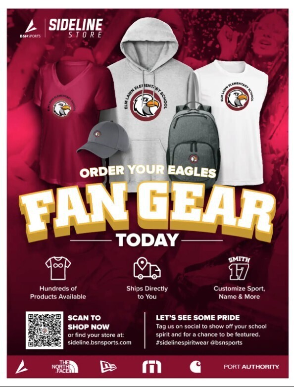 Order form for school merchandise.