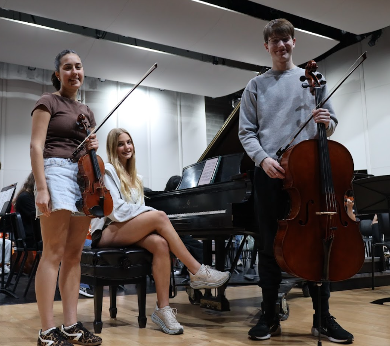 Soloists Indre Raghavan, Sarah Blust and Kyle McIntosh