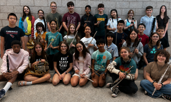 Students in WSMA Middle Level State Honors Project