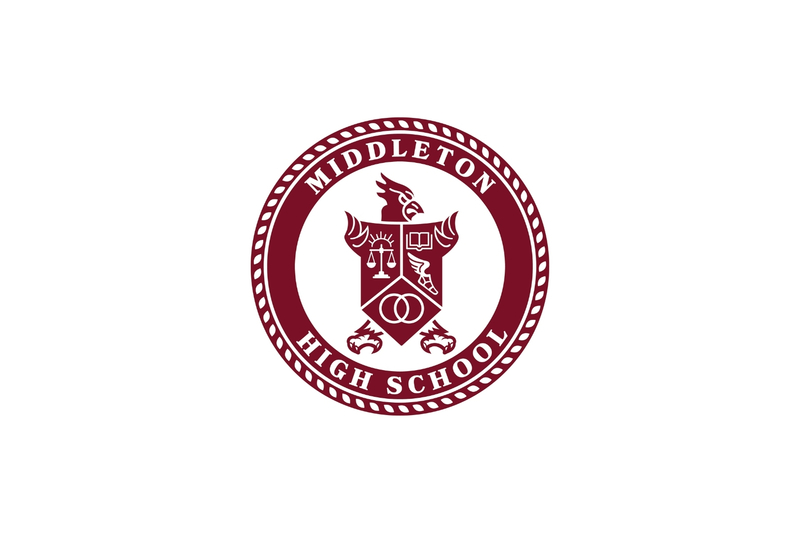 Middleton High School logo on a white background