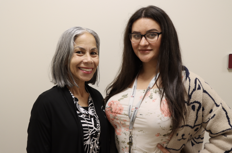 MCPASD's interpreter-translators Soly Rodriguez and Ari Aranda Rodriguez
