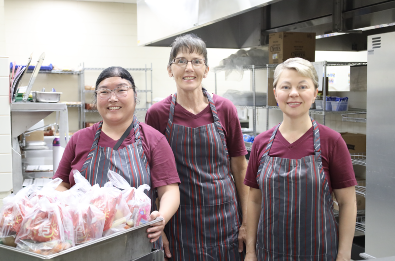 Nutrition Services Staff at Glacier Creek Middle School
