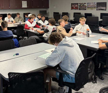 students in a classroom