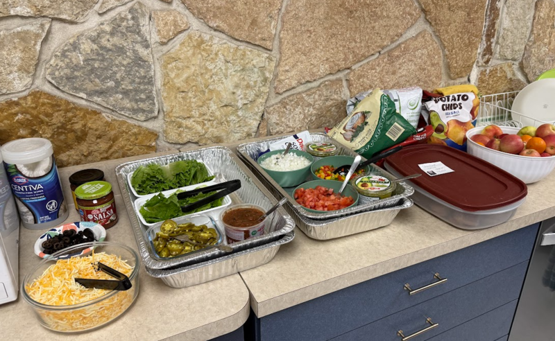 PTO Nacho Bar lunch