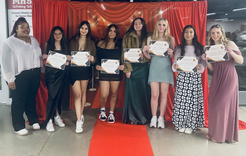 Students at the Thanks 4 Giving Gala/Sneaker Ball