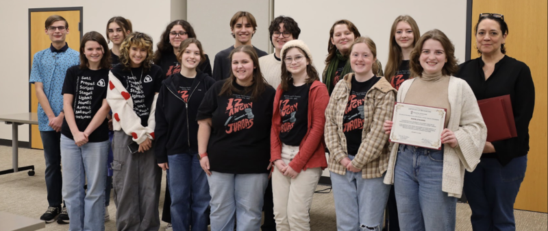The Board recognized Middleton High School’s theatre program for earning an All State Award for its one-act production of 12 Angry Jurors