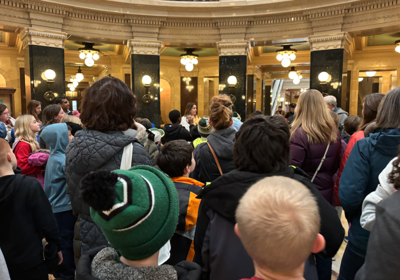 fourth graders visit the capitol