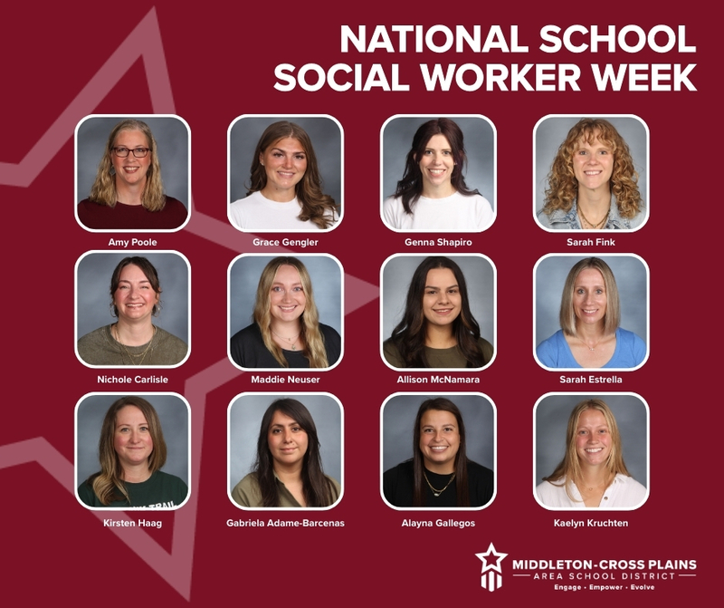 Headshots of all of the MCPASD school social workers