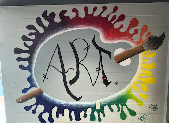 student artwork at Kromrey Middle School 