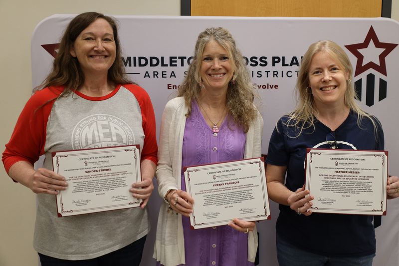 Sandra Strebel, Tiffany Francois, and Heather Messer