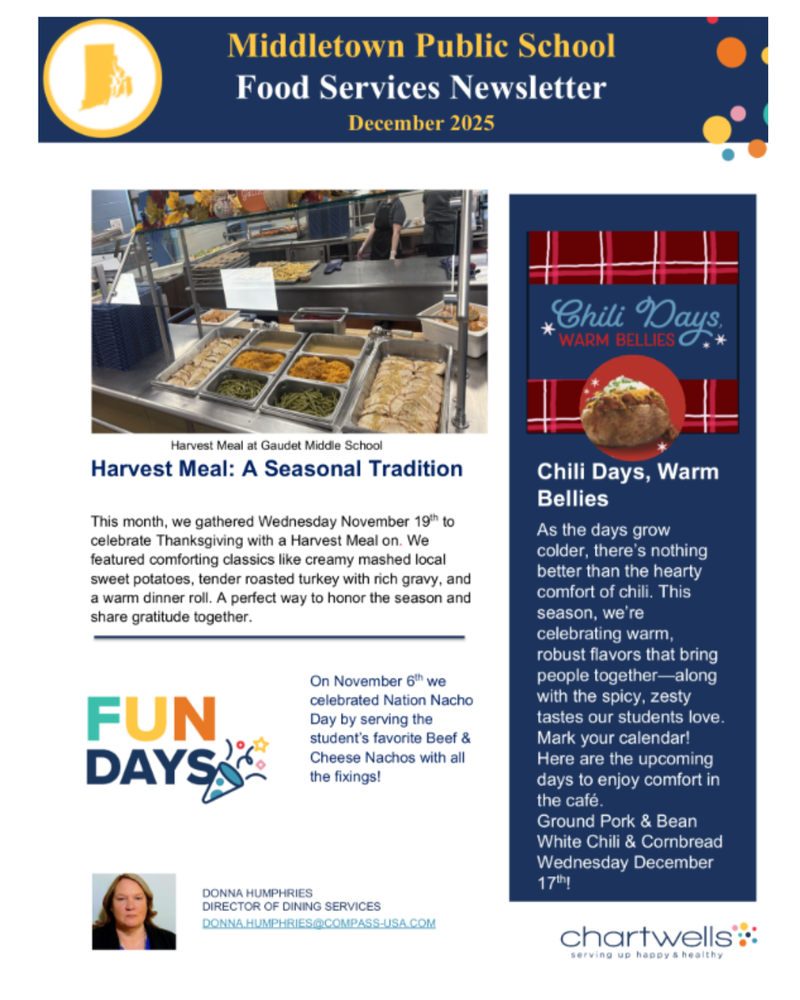 Food Service Newsletter