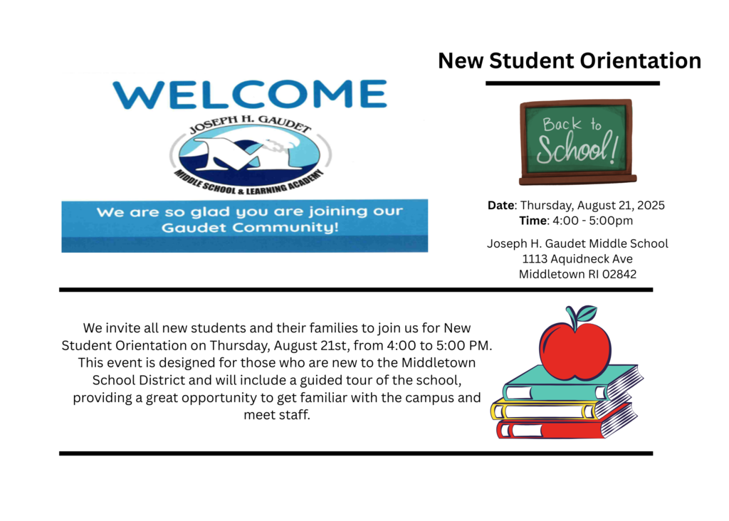 GMS New Student Orientation!