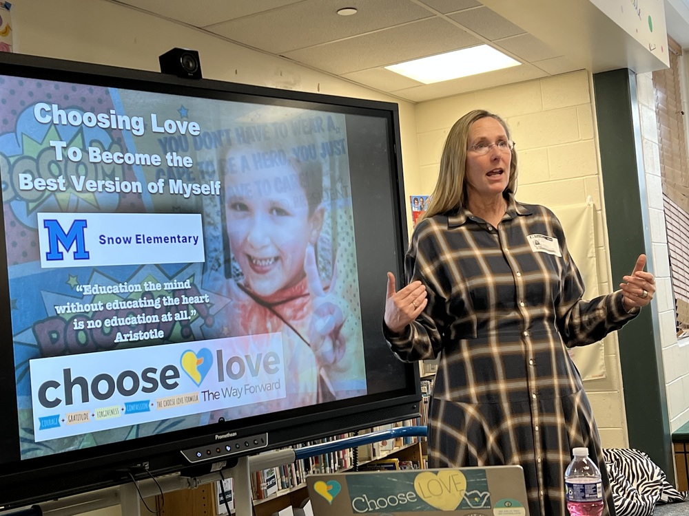 Scarlett Lewis brings Choose Love to Snow School 