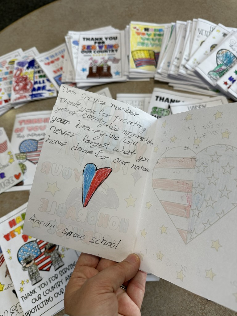 Thanking our veterans in honor of Veterans Day