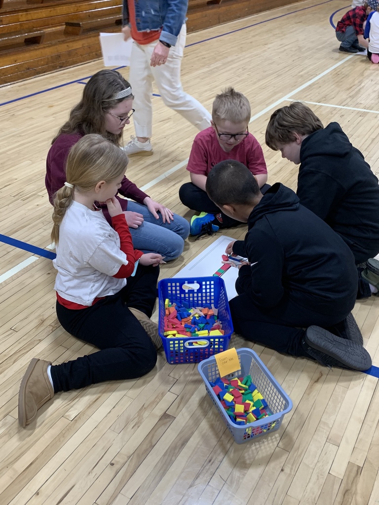 Making an Olympic Torch out of Pattern Blocks