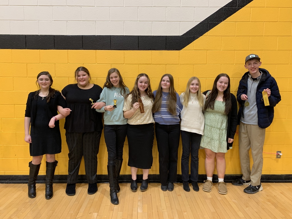 The Midkota Speech Team at Park River