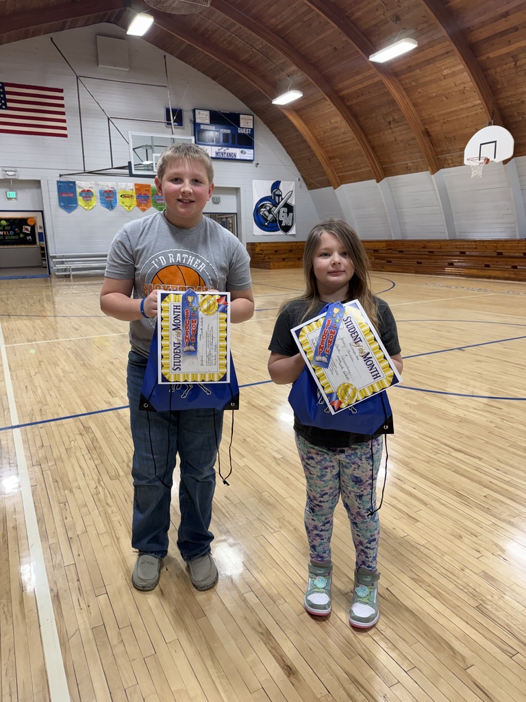 Midkota Elementary Students of the Month.