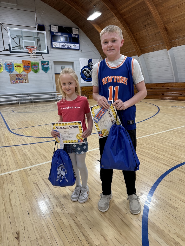 April Students of the Month for Midkota Elementary