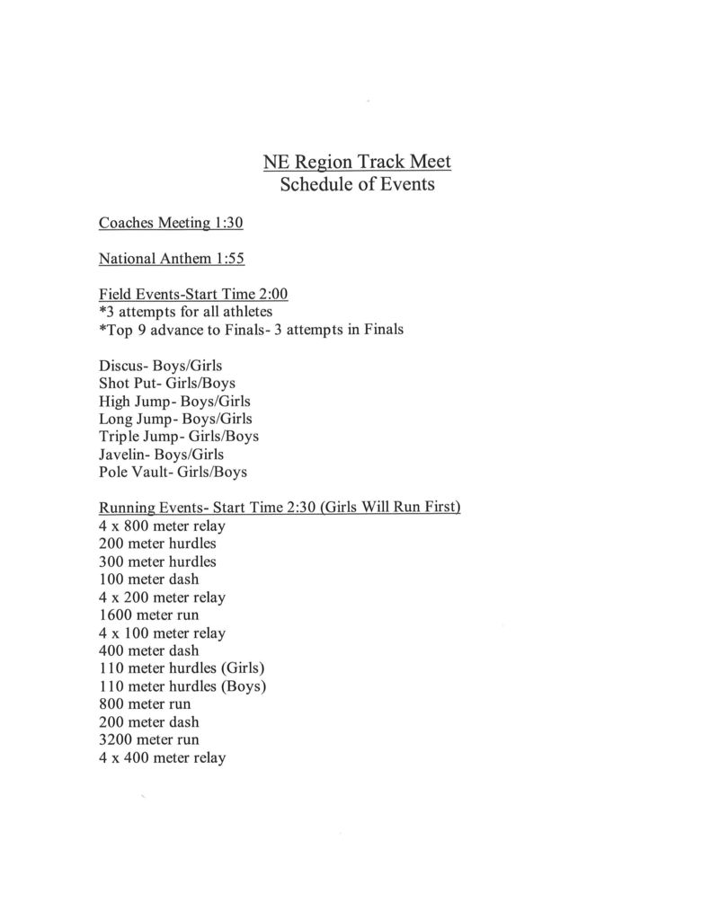 Region Track 2026