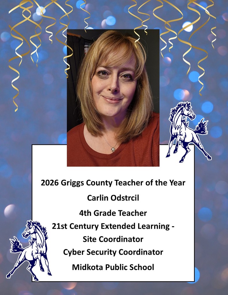 Carlin Odstrcil named Griggs County Teacher of the Year 2026