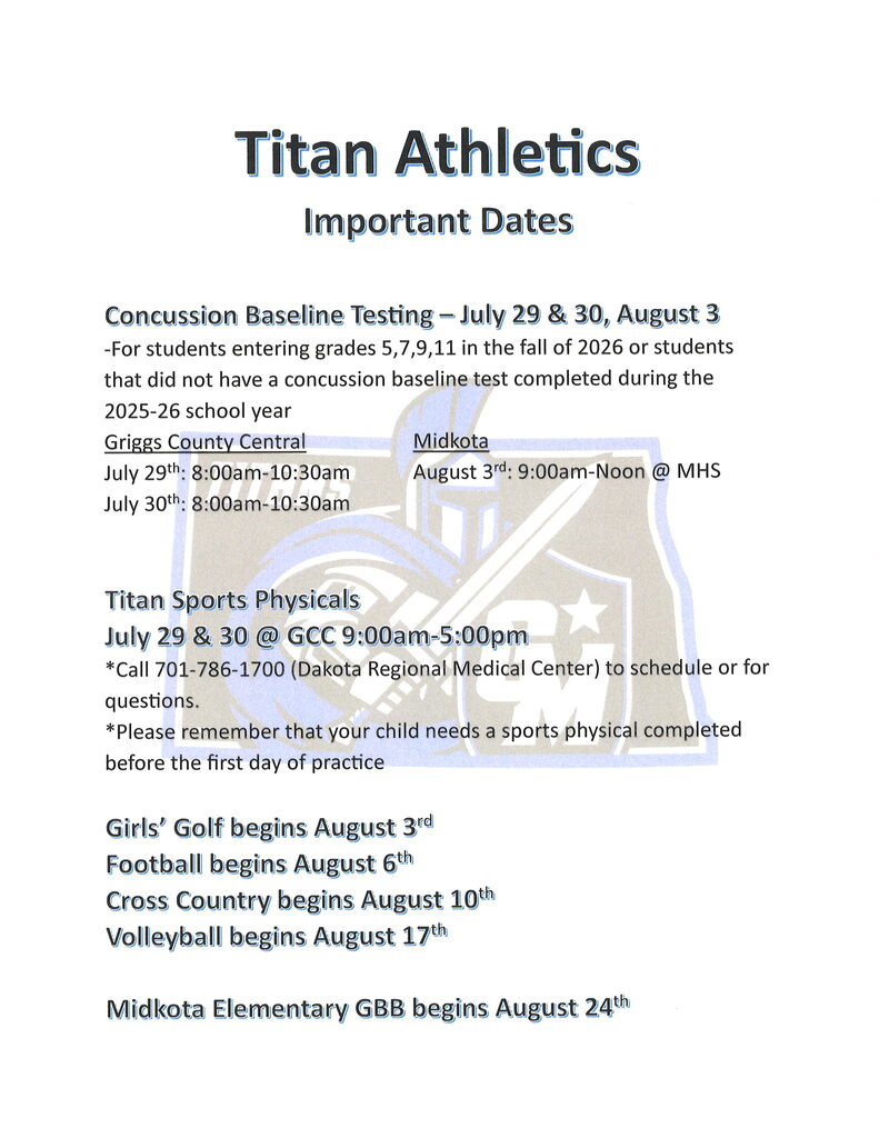 Titan Important dates